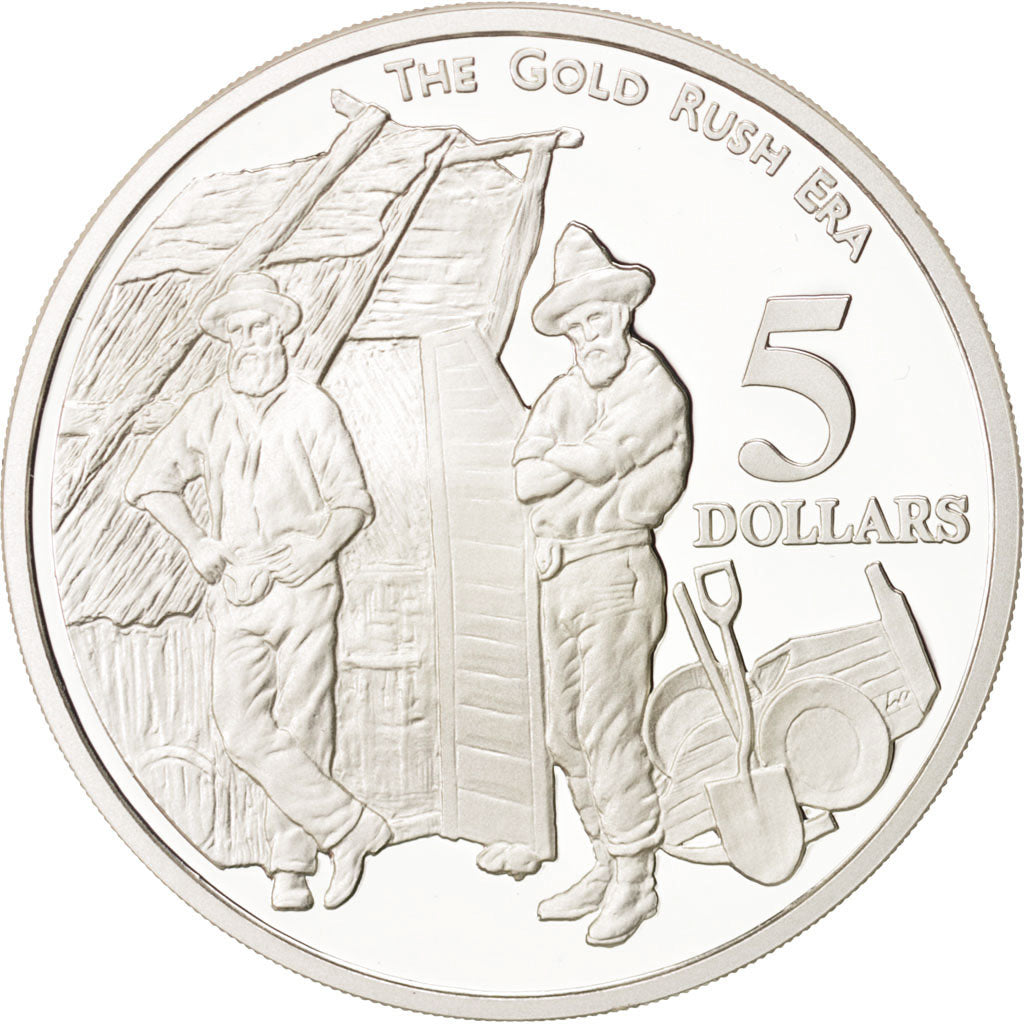 AUSTRALIA, 5 Dollars, 1995, KM #303, MS(65-70), Silver, 36.24