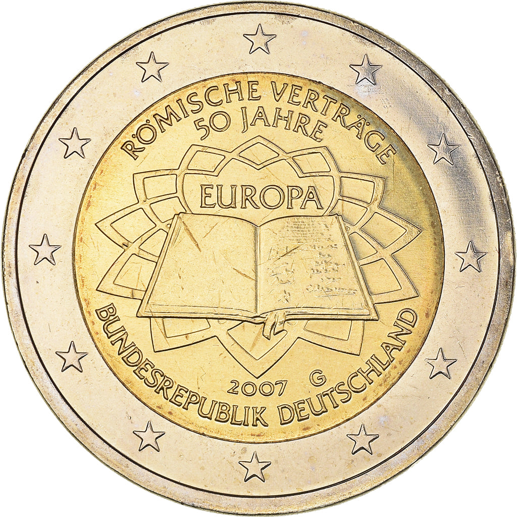 République fédérale allemande, 2 Euro, Traité de Rome 50 ans, 2007