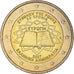 Greece, 2 Euro, Traité de Rome 50 ans, 2007, Athens, MS(60-62), Bi-Metallic