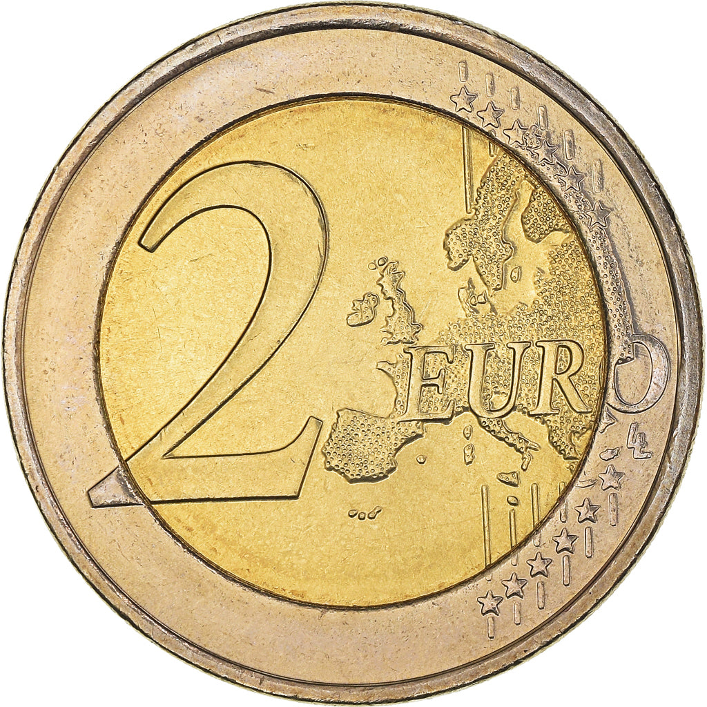 Greece, 2 Euro, Traité de Rome 50 ans, 2007, Athens, MS(60-62), Bi-Metallic