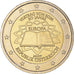 Austria, 2 Euro, Traité de Rome 50 ans, 2007, Vienna, MS(64), Bi-Metallic