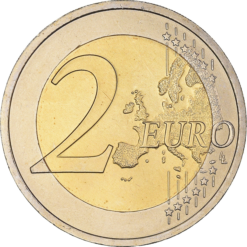 Austria, 2 Euro, Traité de Rome 50 ans, 2007, Vienna, MS(64), Bi-Metallic