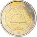Spanien, 2 Euro, Traité de Rome 50 ans, 2007, Madrid, VZ+, Bi-Metallic, KM:1130