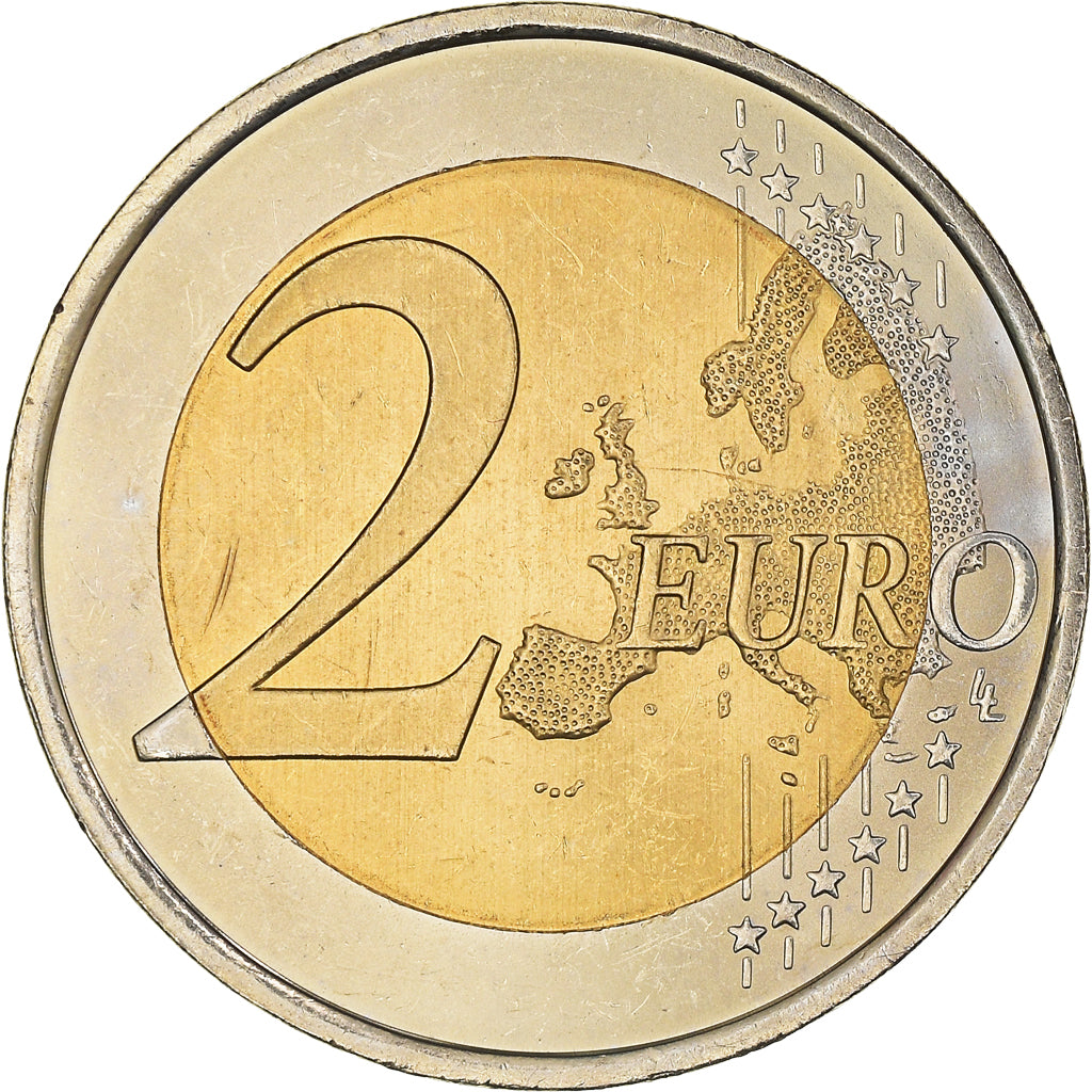 Espagne, 2 Euro, Traité de Rome 50 ans, 2007, Madrid, SUP+, Bimétallique