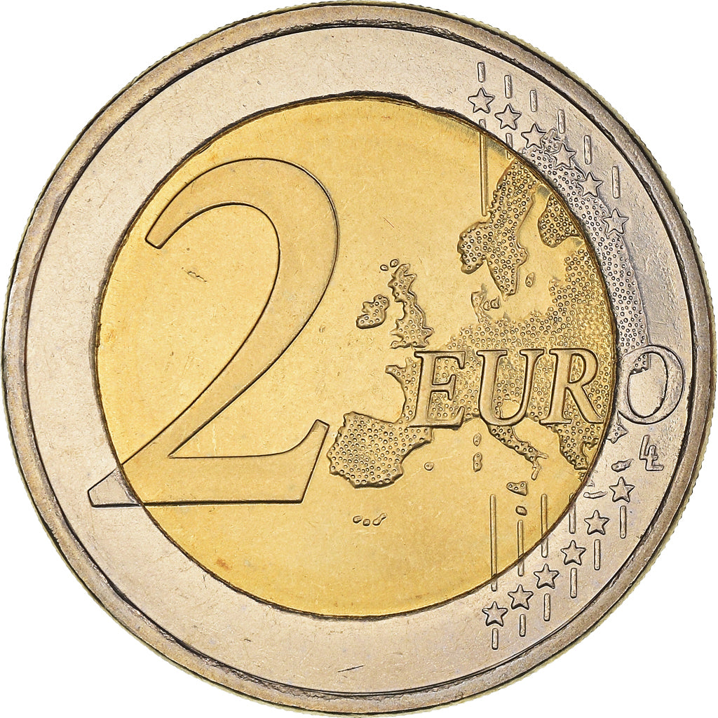 Finland, 2 Euro, Traité de Rome 50 ans, 2007, Vantaa, MS(63), Bi-Metallic