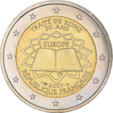 Francia, 2 Euro, Traité de Rome 50 ans, 2007, Paris, SPL+, Bi-metallico