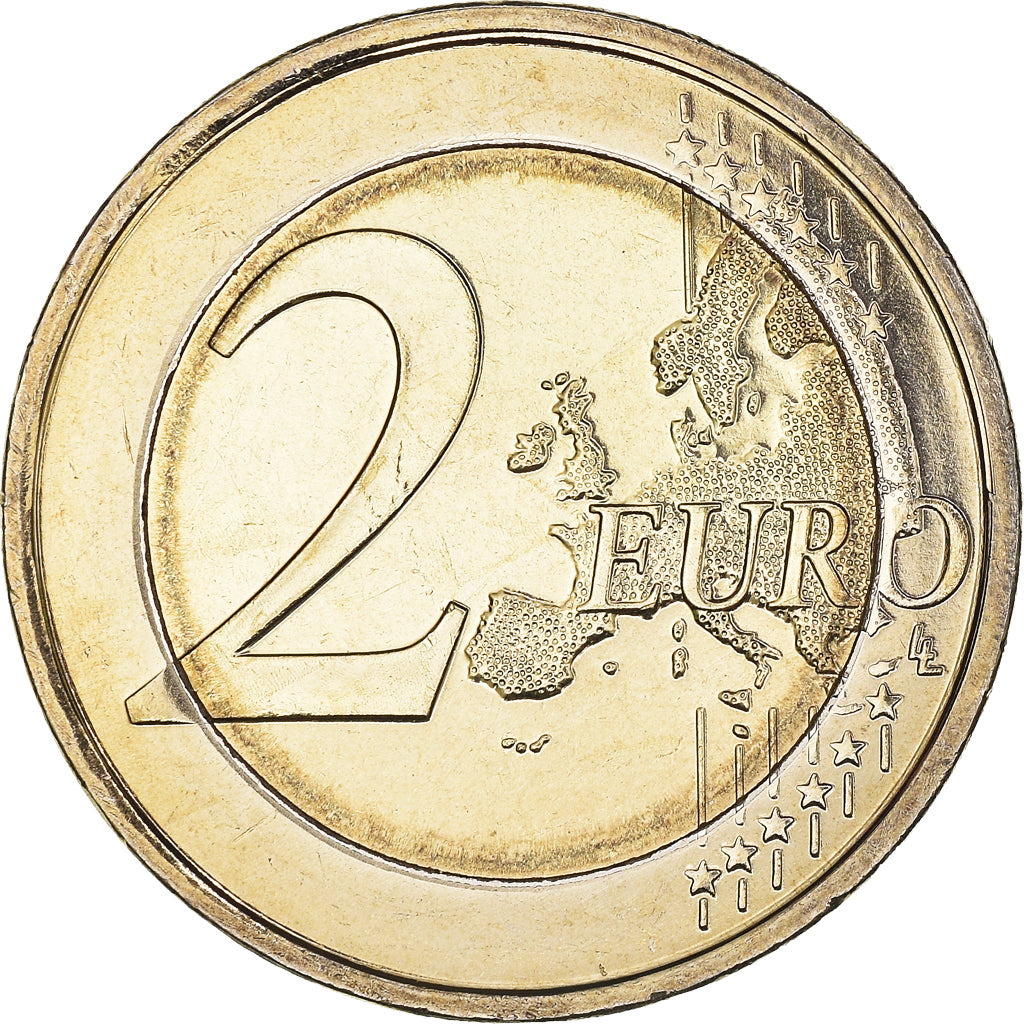 Belgium, 2 Euro, Déclaration des Droits de l'Homme, 2008, Brussels, AU(55-58)