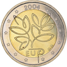 Finland, 2 Euro, EU expansion, 2004, Vantaa, MS(60-62), Bi-Metallic, KM:114