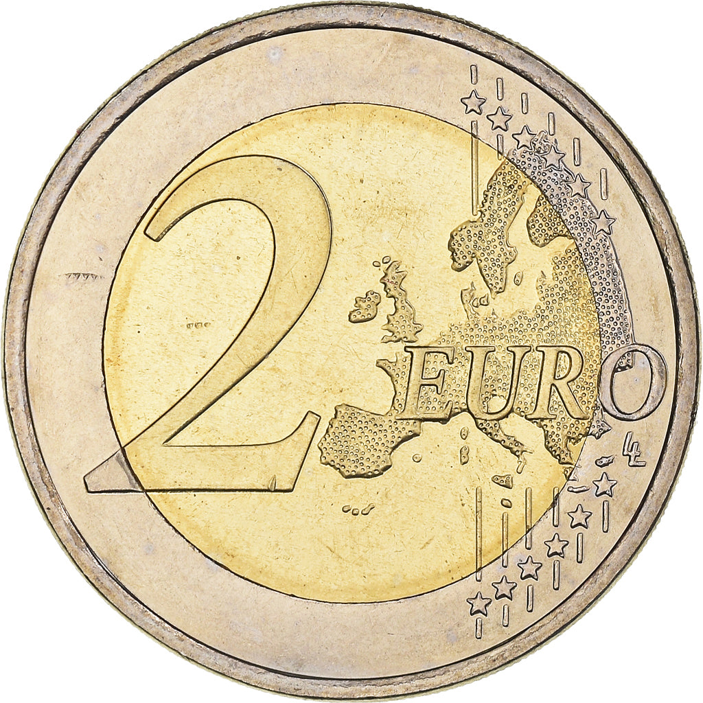 Finland, 2 Euro, Human Rights, 2008, Vantaa, MS(60-62), Bi-Metallic, KM:143