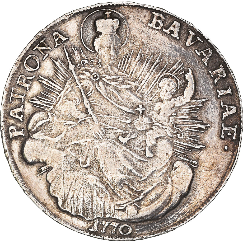 Moneta, Stati tedeschi, BAVARIA, Maximilian III, Josef, Thaler, 1770, Amberg
