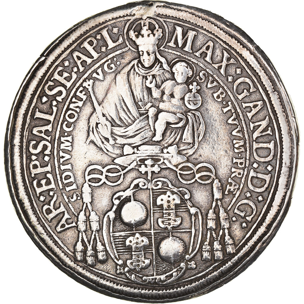 Moneta, PAŃSTWA AUSTRIACKIE, SALZBURG, Maximilian Gandolph, Thaler, 1674