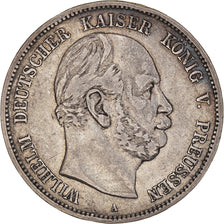 Coin, German States, PRUSSIA, Wilhelm I, 5 Mark, 1876, Berlin, VF(30-35)