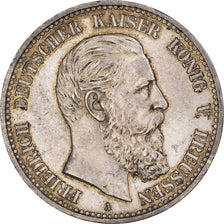 Coin, German States, PRUSSIA, Friedrich III, 5 Mark, 1888, Berlin, AU(50-53)
