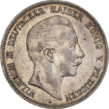 Coin, German States, PRUSSIA, Wilhelm II, 5 Mark, 1908, Berlin, EF(40-45)