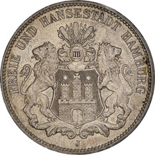 Coin, German States, HAMBURG, 3 Mark, 1914, Hamburg, EF(40-45), Silver, KM:620