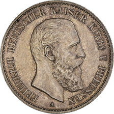 Moeda, Estados Alemães, PRUSSIA, Friedrich III, 2 Mark, 1888, Berlin