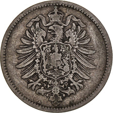 Coin, GERMANY - EMPIRE, Wilhelm I, Mark, 1875, Berlin, VF(30-35), Silver, KM:7