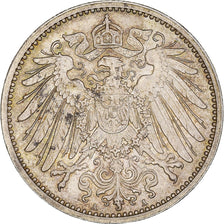 Coin, GERMANY - EMPIRE, Wilhelm II, Mark, 1906, Berlin, AU(50-53), Silver, KM:14