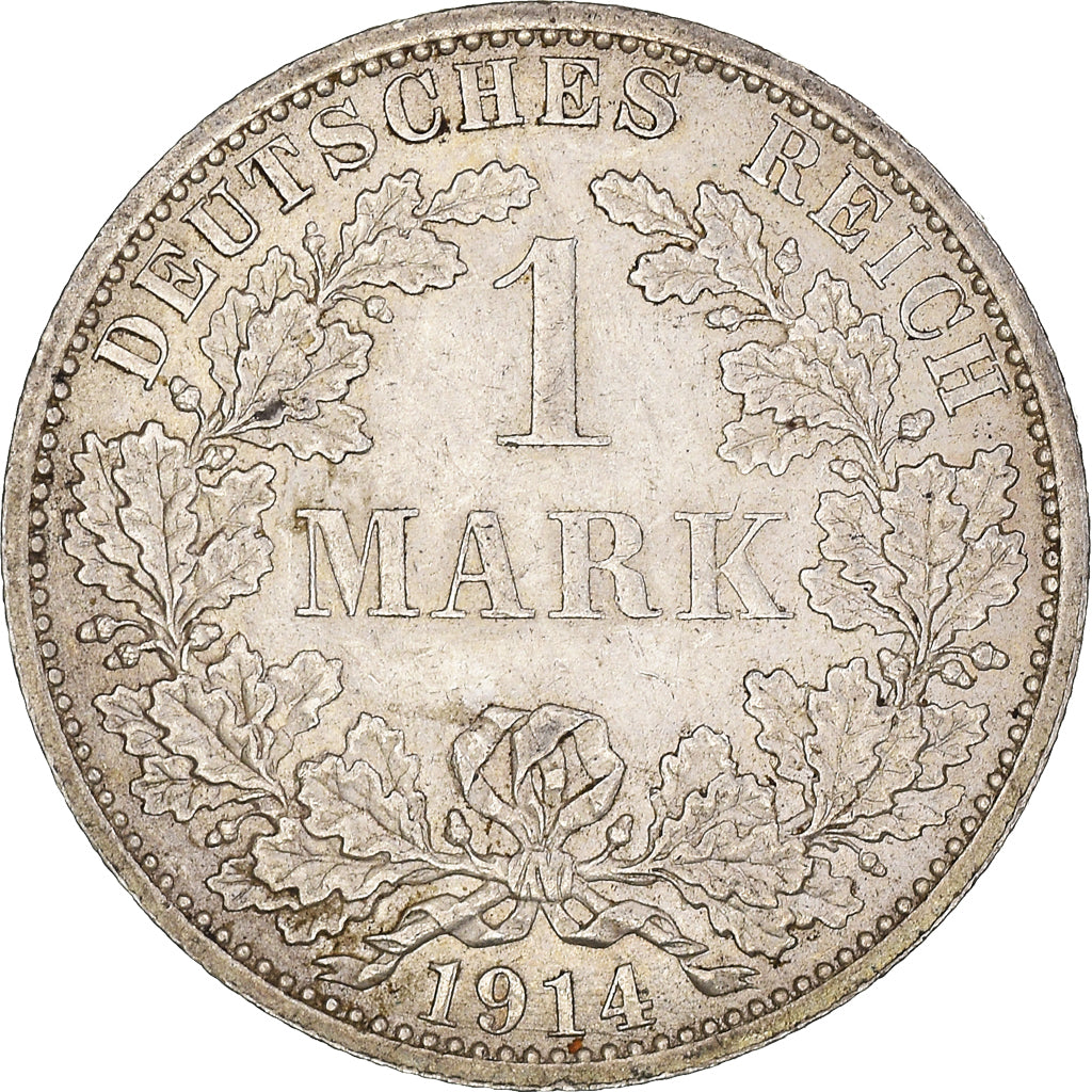 Moneta, GERMANIA - IMPERO, Wilhelm II, Mark, 1914, Berlin, BB, Argento, KM:14