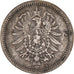 Moneta, GERMANIA - IMPERO, Wilhelm I, 50 Pfennig, 1875, Berlin, BB, Argento