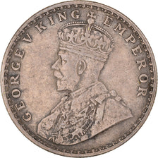 Coin, INDIA-BRITISH, George V, Rupee, 1913, EF(40-45), Silver, KM:524