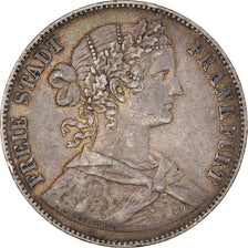 Coin, German States, FRANKFURT AM MAIN, Thaler, 1860, Frankfurt, EF(40-45)