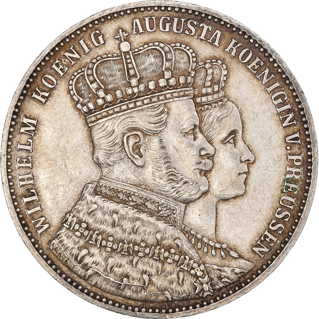 Coin, German States, PRUSSIA, Wilhelm I, Thaler, 1861, Berlin, EF(40-45)
