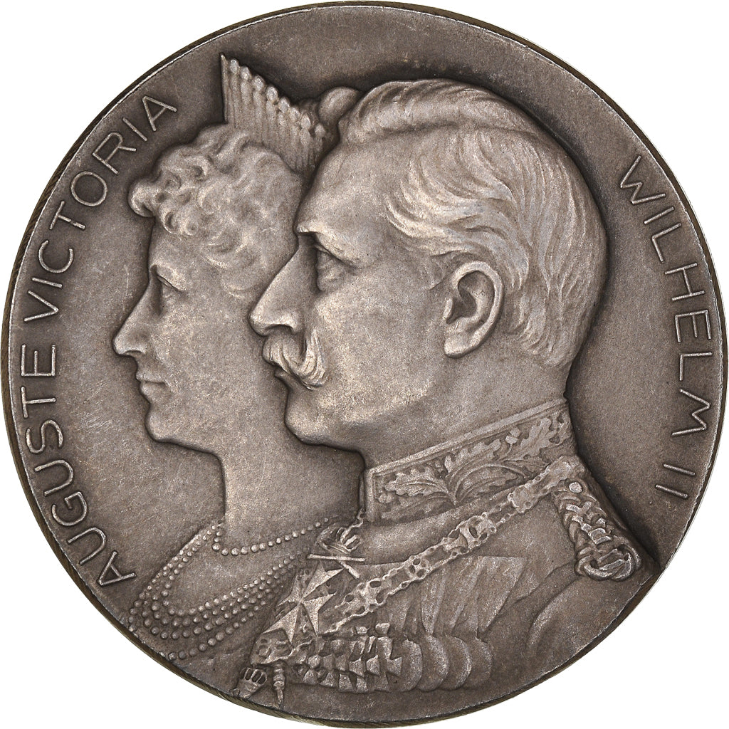 Germania, medaglia, Auguste Victoria und Wilhelm II, History, 1906, SPL-