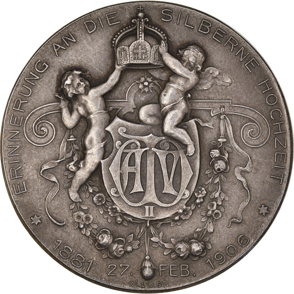 Germania, medaglia, Auguste Victoria und Wilhelm II, History, 1906, SPL-