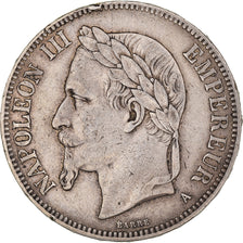 Münze, Frankreich, Napoleon III, Napoléon III, 5 Francs, 1870, Paris, SS
