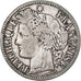 Moneta, Francia, Cérès, 2 Francs, 1871, Bordeaux, MB+, Argento, KM:816.2