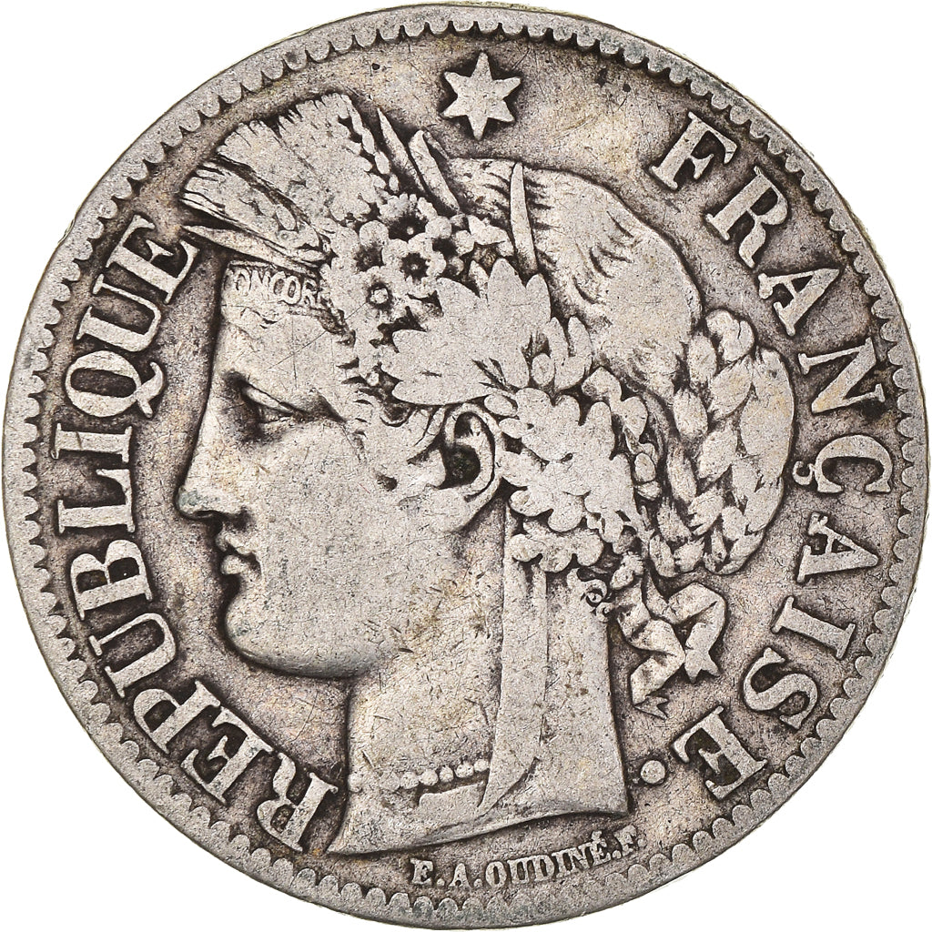 Monnaie, France, Cérès, 2 Francs, 1887, Paris, TB+, Argent, Gadoury:530a