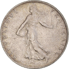Moneta, Francia, Semeuse, 50 Centimes, 1918, Paris, SPL-, Argento, KM:854