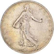 Coin, France, Semeuse, 2 Francs, 1918, Paris, EF(40-45), Silver, KM:845.1