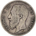 Coin, Belgium, Leopold II, Franc, 1866, VF(30-35), Silver, KM:28.1