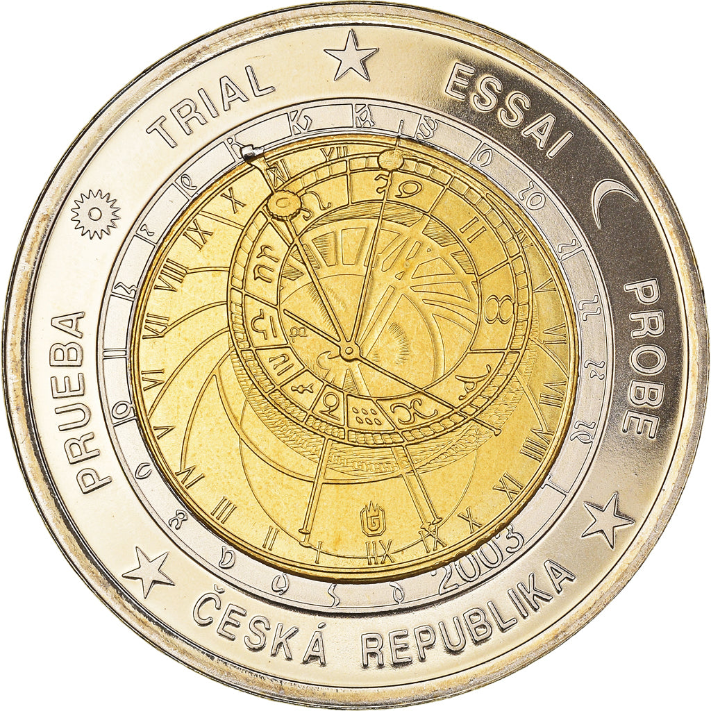 Czech Republic, 2 Euro, 2003, unofficial private coin, MS(65-70), Bi-Metallic