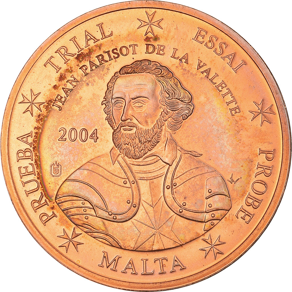 Malta, Fantasy euro patterns, 5 Euro Cent, 2004, MS(60-62), Copper