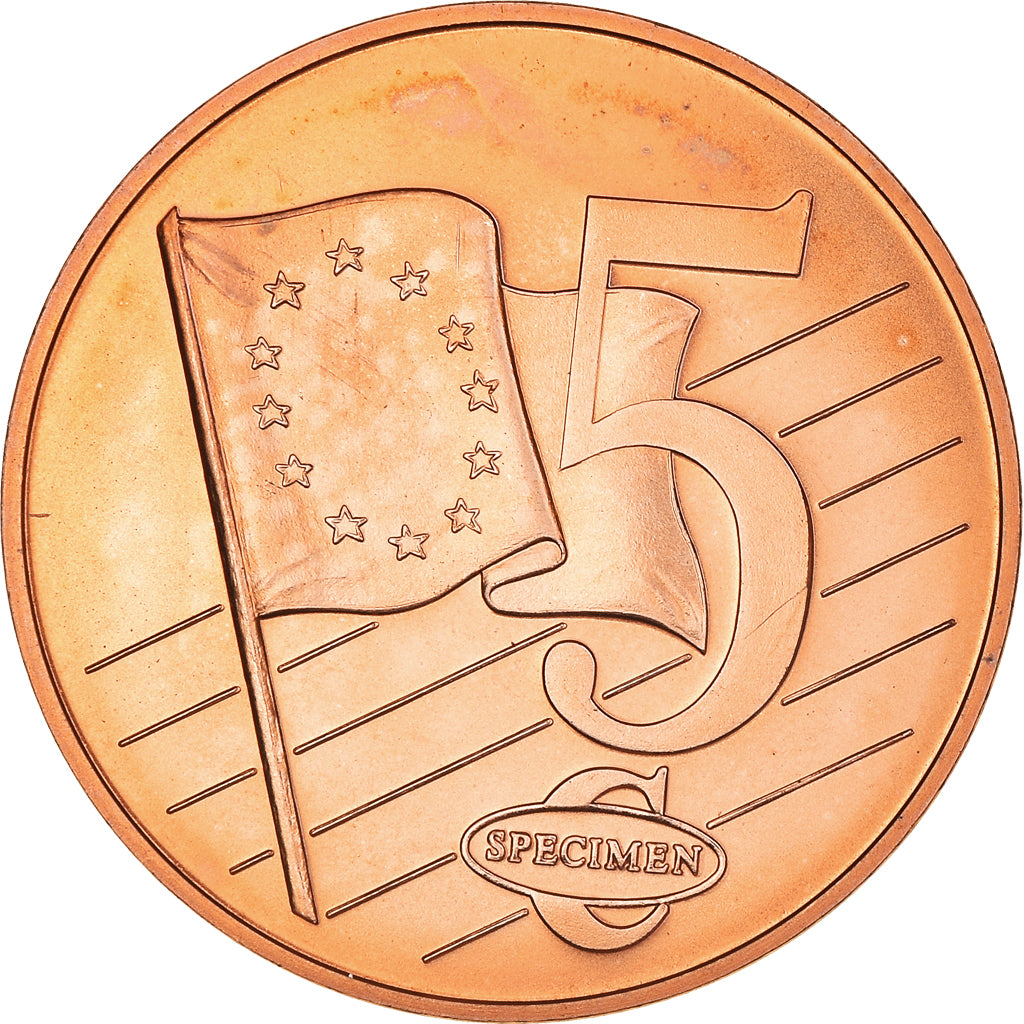 Malta, Fantasy euro patterns, 5 Euro Cent, 2004, MS(60-62), Copper