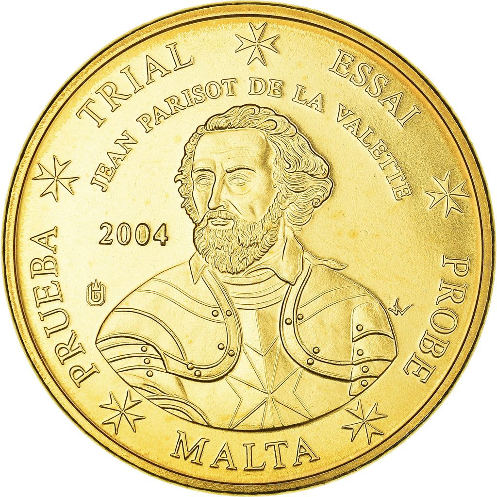Malta, Fantasy euro patterns, 20 Euro Cent, 2004, MS(65-70), Brass