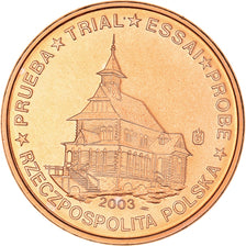 Poland, Euro Cent, 2003, unofficial private coin, MS(65-70), Copper