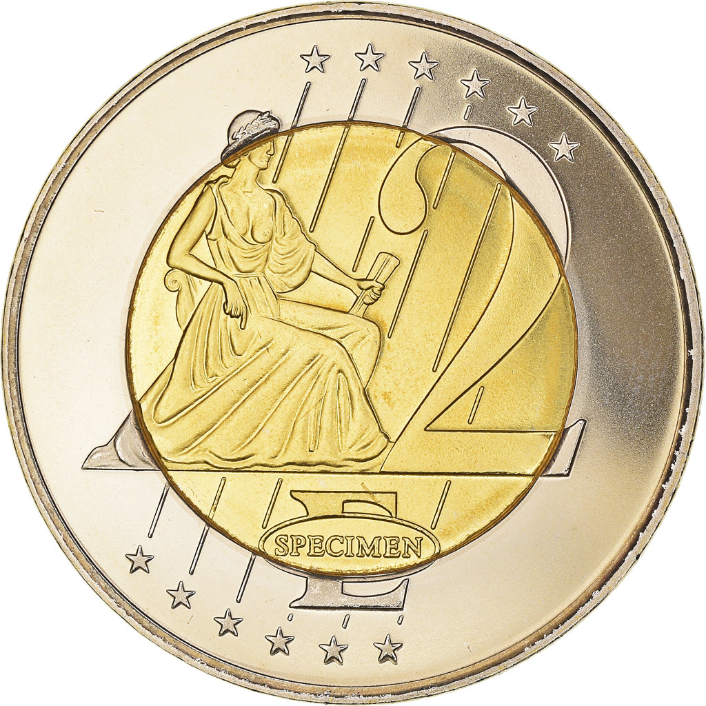 Ungarn, Fantasy euro patterns, 2 Euro, 2003, STGL, Kupfer