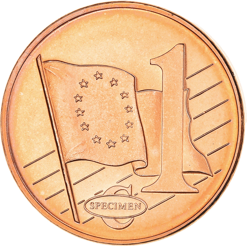 Slovenia, Euro Cent, 2003, unofficial private coin, MS(64), Copper Plated Steel