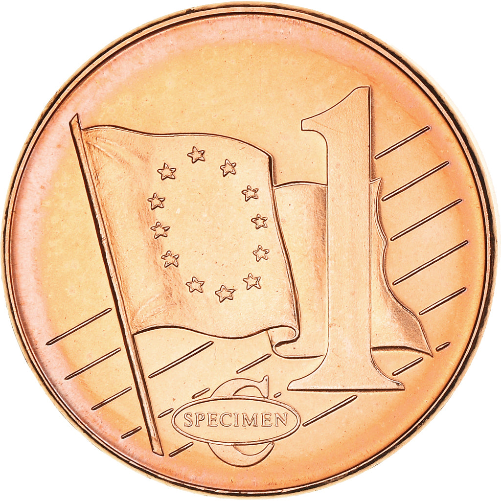 Estonia, Euro Cent, 2003, unofficial private coin, STGL, Copper Plated Steel