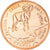 Chipre, 2 Euro Cent, 2003, unofficial private coin, BC+, Cobre chapado en acero