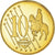 Chypre, 10 Euro Cent, 2003, unofficial private coin, SPL+, Cuivre plaqué acier