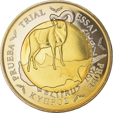 Chypre, 2 Euro, 2003, unofficial private coin, FDC, Cuivre plaqué acier