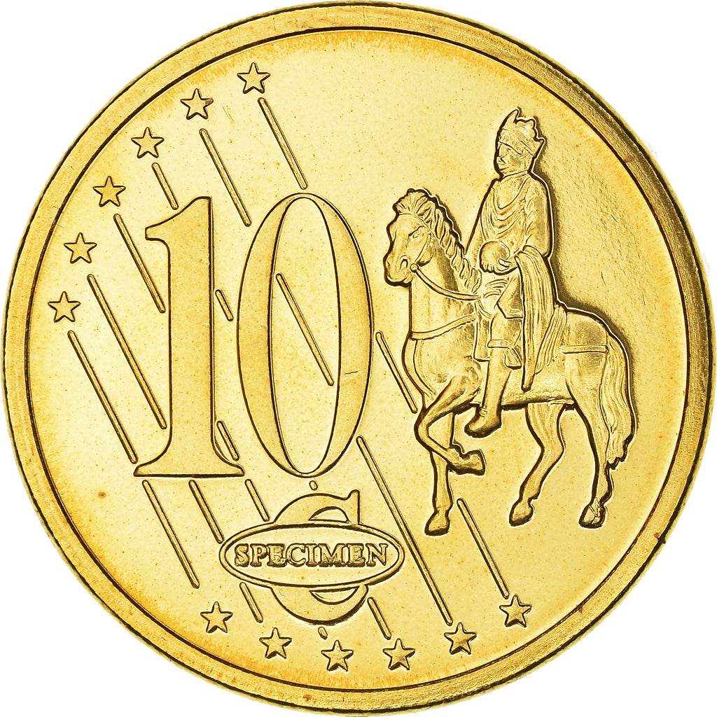 Andorra, 10 Euro Cent, 2003, unofficial private coin, MS(64), Copper