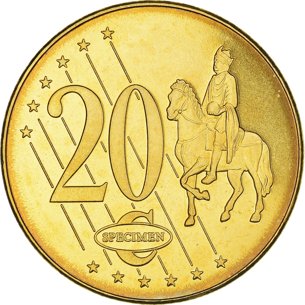 Andorra, 20 Euro Cent, 2003, unofficial private coin, SC, Cobre