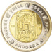 Andorra, 2 Euro, 2003, unofficial private coin, STGL, Kupfer