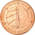 Letónia, 5 Euro Cent, 2003, unofficial private coin, EF(40-45), Aço Cromado a